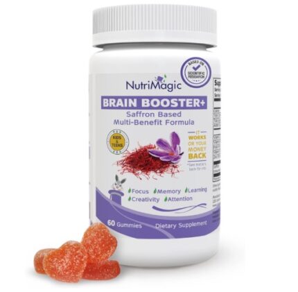 Kids Brain Booster 2IN1 Saffron Extract Nootropic & Multivitamin - 60 Gummies